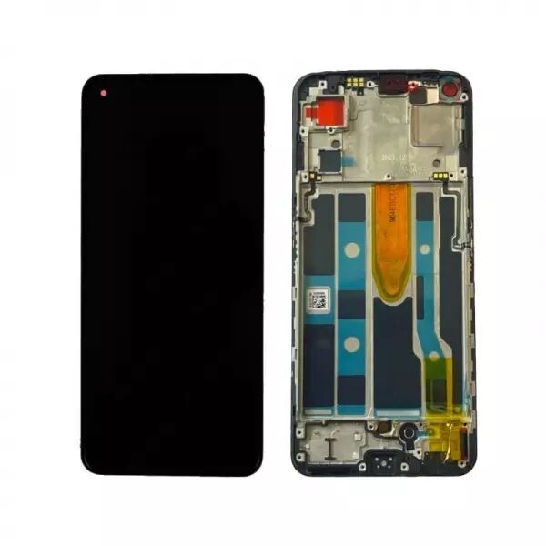 Ecran lcd avec vitre tactile ORIGINAL Oppo Reno 7 5G / Find X5 Lite SERVICE PACK 4130040 noir