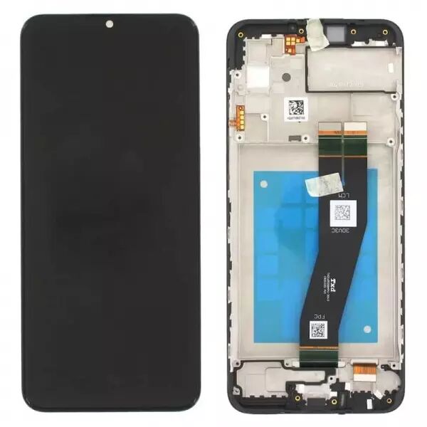 Ecran lcd avec vitre tactile ORIGINAL SAMSUNG A037G Galaxy A03s (version N) SERVICE PACK GH81-21233A noir
