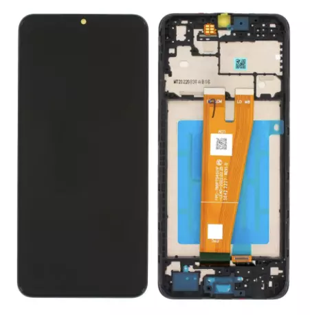 Ecran lcd avec vitre tactile ORIGINAL SAMSUNG A045 Galaxy A04 avec chassis SERVICE PACK GH81-22731A noir