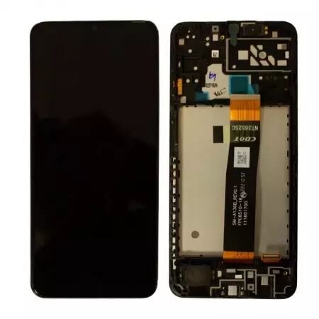 Ecran lcd avec vitre tactile ORIGINAL SAMSUNG A047 Galaxy A04S SERVICE PACK GH82-29805A noir