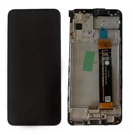 Ecran lcd avec vitre tactile ORIGINAL SAMSUNG A236 Galaxy A23 5G 2022 avec chassis SERVICE PACK GH82-29734A/GH82-29735A noir