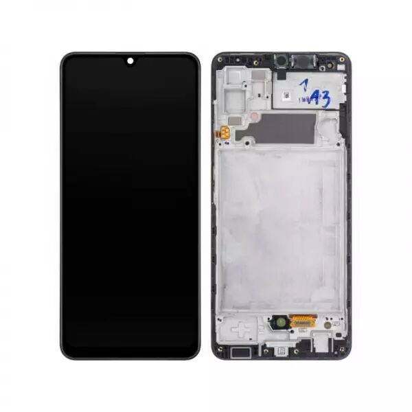 Ecran lcd avec vitre tactile ORIGINAL SAMSUNG A325 Galaxy A32 4G 2021 SERVICE PACK GH82-25579A / GH82-25566A noir