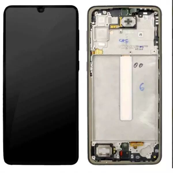 Ecran lcd avec vitre tactile ORIGINAL SAMSUNG A336 Galaxy A33 5G 2022 SERVICE PACK GH82-28143A / GH82-28144A noir
