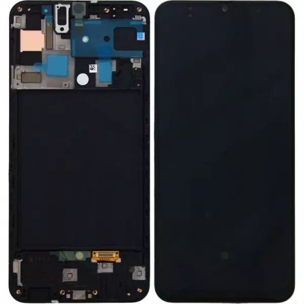 Ecran lcd avec vitre tactile ORIGINAL SAMSUNG A505 Galaxy A50 SERVICE PACK GH82-19713A /GH82-19204A noir