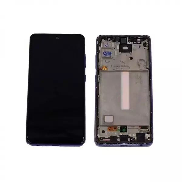 Ecran lcd avec vitre tactile ORIGINAL SAMSUNG A528 Galaxy A52S 5G SERVICE PACK GH82-26861C / GH82-26863C violet