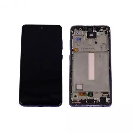 Ecran lcd avec vitre tactile ORIGINAL SAMSUNG A528 Galaxy A52S 5G SERVICE PACK GH82-26861C / GH82-26863C violet