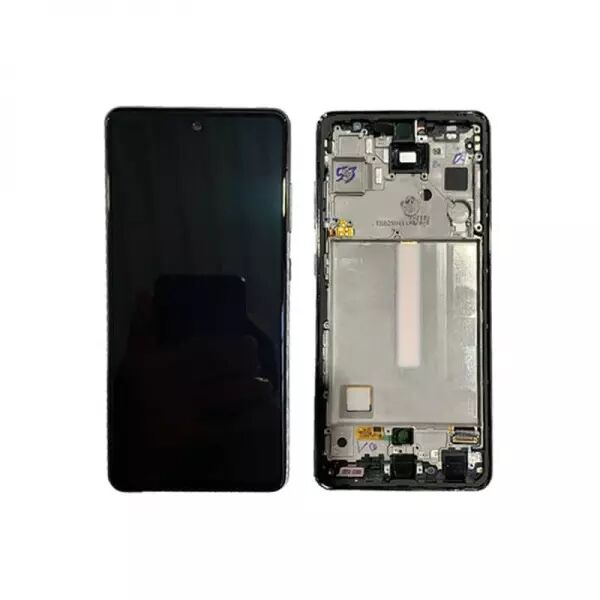 Ecran lcd avec vitre tactile ORIGINAL SAMSUNG A528 Galaxy A52S 5G SERVICE PACK GH82-26861E / GH82-26863E vert