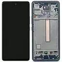 Ecran lcd avec vitre tactile ORIGINAL SAMSUNG A536 Galaxy A53 5G SERVICE PACK GH82-28024A / GH82-28025A Noir