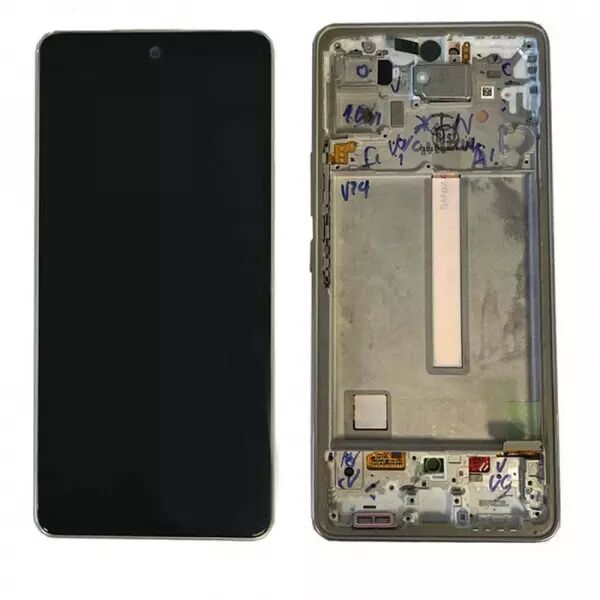 Ecran lcd avec vitre tactile ORIGINAL SAMSUNG A536 Galaxy A53 5G SERVICE PACK GH82-28024B Blanc