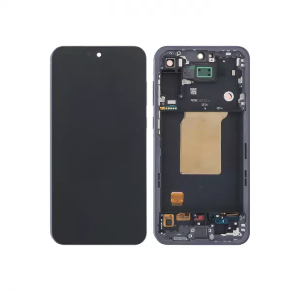 Ecran lcd avec vitre tactile ORIGINAL SAMSUNG A556 Galaxy A55 5G avec chassis SERVICE PACK GH82-34305A noir