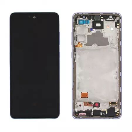 Ecran lcd avec vitre tactile ORIGINAL SAMSUNG A725 Galaxy A72 4G SERVICE PACK GH82-25460C Violet