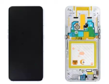Ecran lcd avec vitre tactile ORIGINAL SAMSUNG A805 Galaxy A80 SERVICE PACK GH82-20390A / GH82-20348A noir