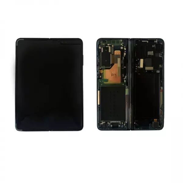 Ecran lcd avec vitre tactile ORIGINAL SAMSUNG F907 Galaxy Fold 5G avec chassis SERVICE PACK GH82-21195B noir