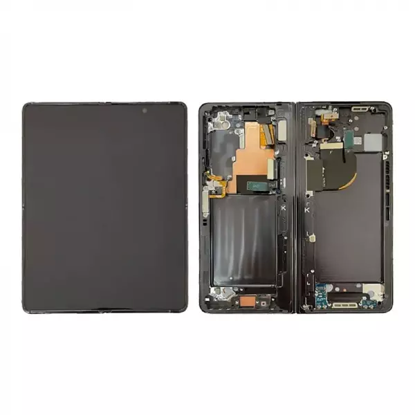 Ecran lcd avec vitre tactile ORIGINAL SAMSUNG F946 Galaxy Z Fold 5 5GSERVICE PACK GH82-31842A / GH82-31843A noir