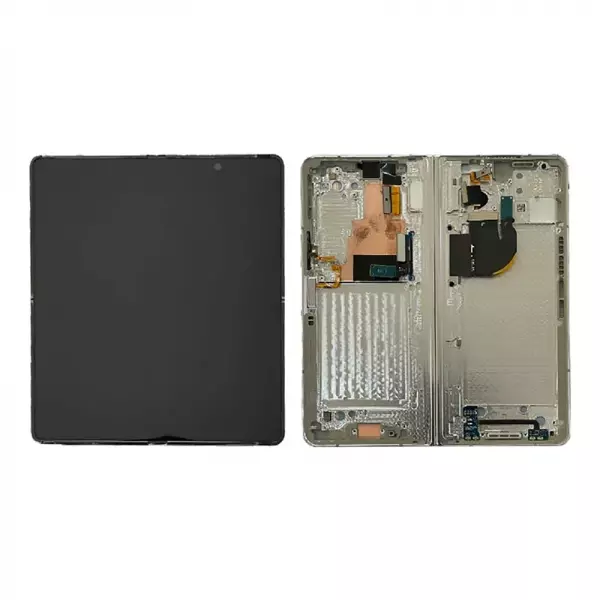 Ecran lcd avec vitre tactile ORIGINAL SAMSUNG F946 Galaxy Z Fold 5 5GSERVICE PACK GH82-31842B / GH82-31843B cr�me