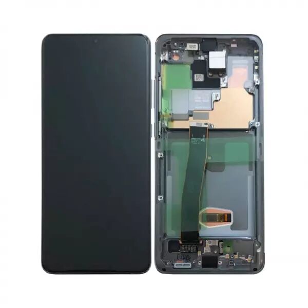 Ecran lcd avec vitre tactile ORIGINAL SAMSUNG G781 Galaxy S20 FE 5G SERVICE PACK GH82-24214A / GH82-24215A bleu navy
