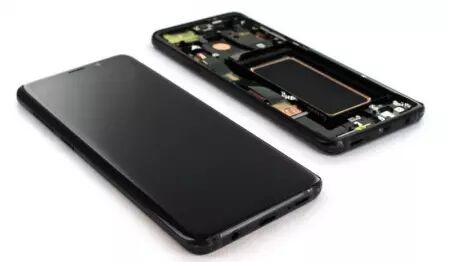 Ecran lcd avec vitre tactile ORIGINAL SAMSUNG G965 Galaxy S9 Plus SERVICE PACK GH97-21691A noir