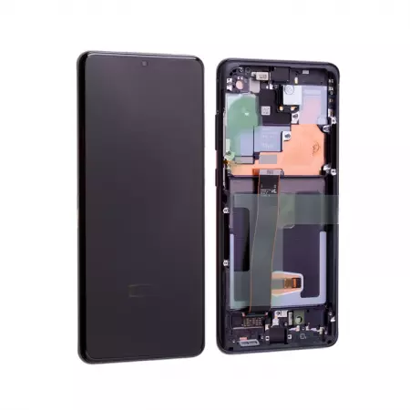 Ecran lcd avec vitre tactile ORIGINAL SAMSUNG G988 Galaxy S20 Ultra 5G SERVICE PACK GH82-26032A/GH82-26033A noir