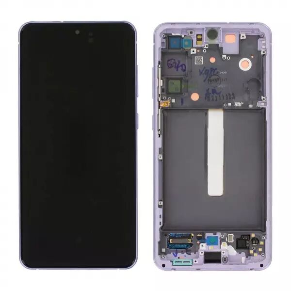 Ecran lcd avec vitre tactile ORIGINAL SAMSUNG G990 Galaxy S21 FE 5G avec chassis, sans batterie et haut parleur SERVICE PACK GH8