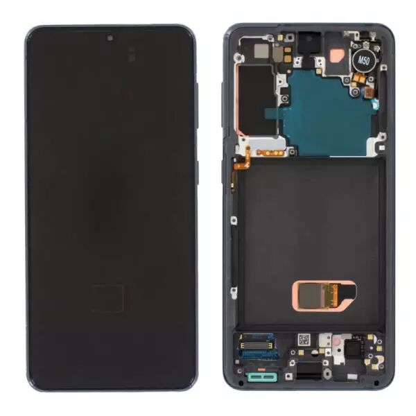Ecran lcd avec vitre tactile ORIGINAL SAMSUNG G991 Galaxy S21 5G SERVICE PACK GH82-27255A/GH82-27256A gris