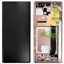 Ecran lcd avec vitre tactile ORIGINAL SAMSUNG N980/N981 Galaxy Note 20 /Note 20 5G SERVICE PACK GH82-23495B / GH82-23733B Bronze