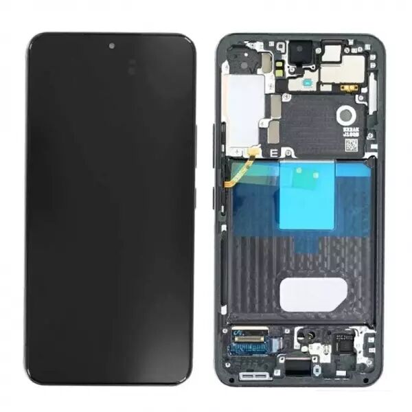 Ecran lcd avec vitre tactile ORIGINAL SAMSUNG S901 Galaxy S22 5G avec chassis, sans batterie SERVICE PACK GH82-27520A / GH82-275