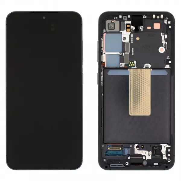 Ecran lcd avec vitre tactile ORIGINAL SAMSUNG S911 Galaxy S23 avec chassis, sans batterie SERVICE PACK GH82-30480E / GH82-30481E