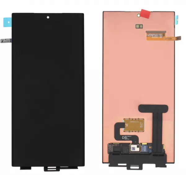 Ecran lcd avec vitre tactile ORIGINAL SAMSUNG S918 Galaxy S23 Ultra 5G 2023 sans chassis SERVICE PACK GH82-33783A noir