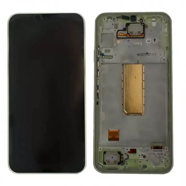 Ecran lcd avec vitre tactile ORIGINAL SAMSUNGA346 Galaxy A34 5G 2023 SERVICE PACK GH82-31200C / GH82-31201C vert