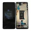 Ecran lcd avec vitre tactile ORIGINAL Xiaomi 11T Pro avec chassis sans batterie SERVICE PACK 5600030K3S00 noir