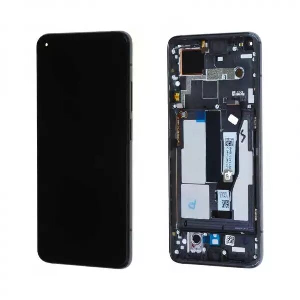 Ecran lcd avec vitre tactile ORIGINAL Xiaomi Mi 10T / 10T Pro avec chassis sans batterieSERVICE PACK 5600030J3S00 noir