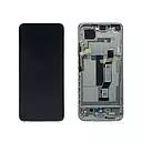 Ecran lcd avec vitre tactile ORIGINAL Xiaomi Mi 10T 5G avec chassis sans batterie SERVICE PACK 5600040J3S00 silver