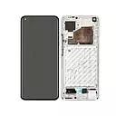 Ecran lcd avec vitre tactile ORIGINAL Xiaomi Mi 11 5G 2021 avec chassis sans batterie SERVICE PACK 56000700K200 Silver/Argent