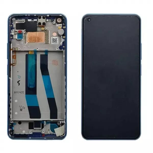 Ecran lcd avec vitre tactile ORIGINAL Xiaomi Mi 11 Lite 4G 2021 avec chassis sans batterie SERVICE PACK 5600040K9A00/56000C0K9A0