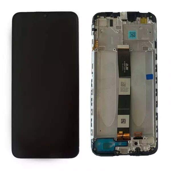 Ecran lcd avec vitre tactile ORIGINAL Xiaomi Redmi 10A 2022 avec chassis SERVICE PACK 560001C3L200 noir