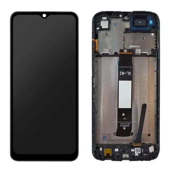 Ecran lcd avec vitre tactile ORIGINAL Xiaomi Redmi A1 / A1 Plus 4G 2022 avec chassis sans batterie SERVICE PACK 5600010C3S00 noi