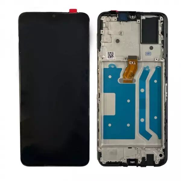 Ecran lcd avec vitre tactile pour HONOR X7 avec chassis noir