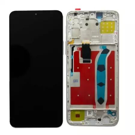 Ecran lcd avec vitre tactile pour HONOR X8 avec chassis argent