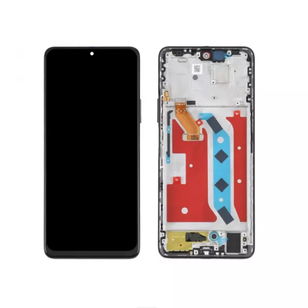 Ecran lcd avec vitre tactile pour Huawei  Honor Magic 4 Lite avec chassis bleu ORIGINAL RECONDITIONN�