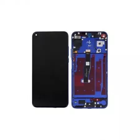 Ecran lcd avec vitre tactile pour Huawei HONOR 20 / Nova 5T avec chassis bleu