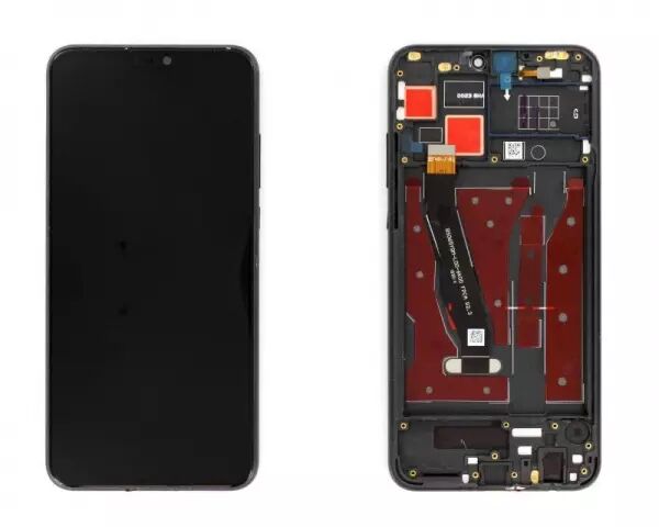 Ecran lcd avec vitre tactile pour Huawei HONOR 8X avec chassis noir