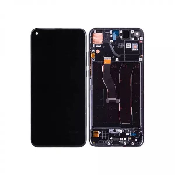 Ecran lcd avec vitre tactile pour Huawei HONOR View 20 avec chassis noir