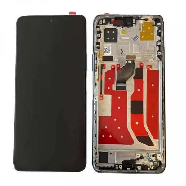 Ecran lcd avec vitre tactile pour HUAWEI Nova 9 SE avec chassis bleu