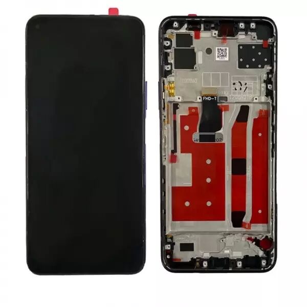 Ecran lcd avec vitre tactile pour HUAWEI P40 Lite 5G / Nova 7 SE avec chassis violet