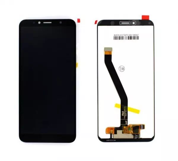 Ecran lcd avec vitre tactile pour HUAWEI Y6 2018 noir