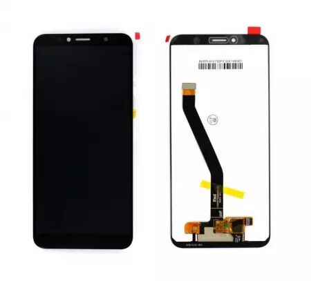Ecran lcd avec vitre tactile pour HUAWEI Y6 2018 noir