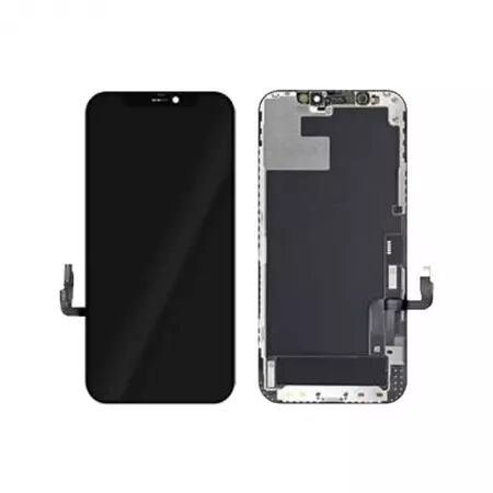 Ecran lcd avec vitre tactile pour Iphone 12 Mini INCELL RJ BORDURES D\'ORIGINE (puce amovible) PREMIUM noir