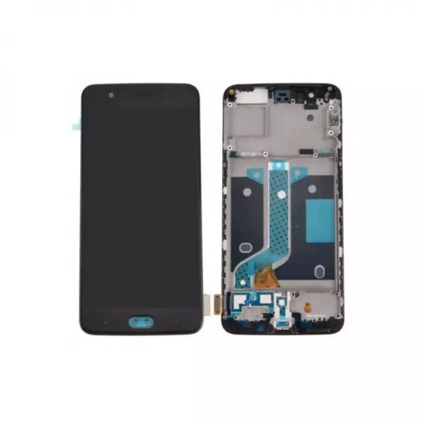 Ecran lcd avec vitre tactile pour ONEPLUS 5 avec chassis noir