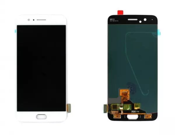 Ecran lcd avec vitre tactile pour ONEPLUS 5 blanc