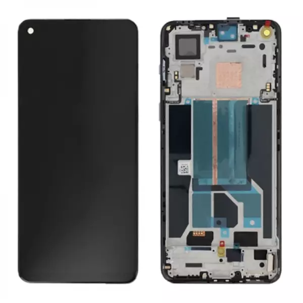 Ecran lcd avec vitre tactile pour ONEPLUS Nord 2 5G ORIGINAL RECONDITIONN� avec chassis noir